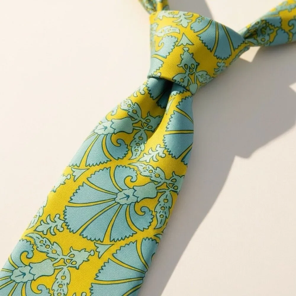 NWT Holliday & Brown Special Re-Edition Men's Silk Necktie Hand Made In Italy